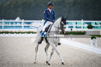 2024-07-27 - LANDOIS Stephane of France during the eventing, team and individual dressage, Olympic Games Paris 2024 on 27 July 2024 at Chateau de Versailles in Versailles, France - OLYMPIC GAMES PARIS 2024 - 27/07 - OLYMPIC GAMES PARIS 2024 - OLYMPIC GAMES