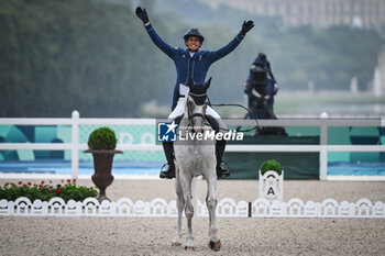 2024-07-27 - LANDOIS Stephane of France during the eventing, team and individual dressage, Olympic Games Paris 2024 on 27 July 2024 at Chateau de Versailles in Versailles, France - OLYMPIC GAMES PARIS 2024 - 27/07 - OLYMPIC GAMES PARIS 2024 - OLYMPIC GAMES