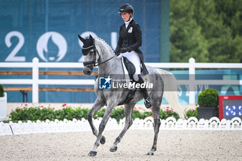 2024-07-27 - MAGNUS Tine of Belgium during the eventing, team and individual dressage, Olympic Games Paris 2024 on 27 July 2024 at Chateau de Versailles in Versailles, France - OLYMPIC GAMES PARIS 2024 - 27/07 - OLYMPIC GAMES PARIS 2024 - OLYMPIC GAMES