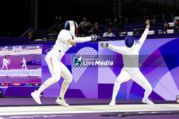 2024-07-27 - VITALIS Coraline of France, KNAPIK-MIAZGA Renata of Poland Women's Épée Individual Fencing during the Olympic Games Paris 2024 on 27 July 2024 at Le Grand Palais in Paris, France - OLYMPIC GAMES PARIS 2024 - 27/07 - OLYMPIC GAMES PARIS 2024 - OLYMPIC GAMES