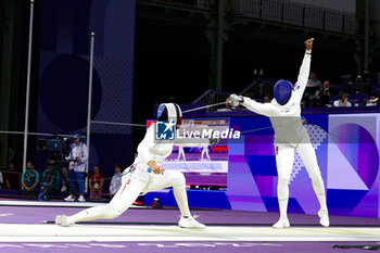 2024-07-27 - VITALIS Coraline of France, KNAPIK-MIAZGA Renata of Poland Women's Épée Individual Fencing during the Olympic Games Paris 2024 on 27 July 2024 at Le Grand Palais in Paris, France - OLYMPIC GAMES PARIS 2024 - 27/07 - OLYMPIC GAMES PARIS 2024 - OLYMPIC GAMES