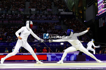 2024-07-27 - VITALIS Coraline of France, KNAPIK-MIAZGA Renata of Poland Women's Épée Individual Fencing during the Olympic Games Paris 2024 on 27 July 2024 at Le Grand Palais in Paris, France - OLYMPIC GAMES PARIS 2024 - 27/07 - OLYMPIC GAMES PARIS 2024 - OLYMPIC GAMES