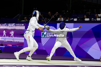 2024-07-27 - VITALIS Coraline of France, KNAPIK-MIAZGA Renata of Poland Women's Épée Individual Fencing during the Olympic Games Paris 2024 on 27 July 2024 at Le Grand Palais in Paris, France - OLYMPIC GAMES PARIS 2024 - 27/07 - OLYMPIC GAMES PARIS 2024 - OLYMPIC GAMES