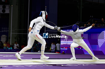 2024-07-27 - VITALIS Coraline of France, KNAPIK-MIAZGA Renata of Poland Women's Épée Individual Fencing during the Olympic Games Paris 2024 on 27 July 2024 at Le Grand Palais in Paris, France - OLYMPIC GAMES PARIS 2024 - 27/07 - OLYMPIC GAMES PARIS 2024 - OLYMPIC GAMES