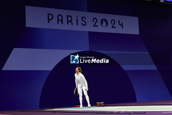 2024-07-27 - MALLO-BRETON Auriane of france, BEZHURA Dzhoan Feybi of Ukraine Women's Épée Individual Fencing during the Olympic Games Paris 2024 on 27 July 2024 at Le Grand Palais in Paris, France - OLYMPIC GAMES PARIS 2024 - 27/07 - OLYMPIC GAMES PARIS 2024 - OLYMPIC GAMES