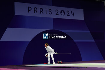 2024-07-27 - MALLO-BRETON Auriane of france, BEZHURA Dzhoan Feybi of Ukraine Women's Épée Individual Fencing during the Olympic Games Paris 2024 on 27 July 2024 at Le Grand Palais in Paris, France - OLYMPIC GAMES PARIS 2024 - 27/07 - OLYMPIC GAMES PARIS 2024 - OLYMPIC GAMES