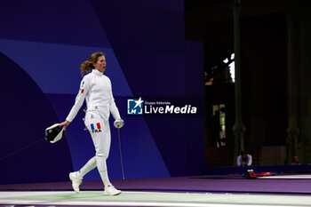 2024-07-27 - MALLO-BRETON Auriane of france, BEZHURA Dzhoan Feybi of Ukraine Women's Épée Individual Fencing during the Olympic Games Paris 2024 on 27 July 2024 at Le Grand Palais in Paris, France - OLYMPIC GAMES PARIS 2024 - 27/07 - OLYMPIC GAMES PARIS 2024 - OLYMPIC GAMES