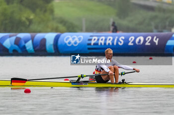 2024-07-27 - Oliver Zeidler of Germany, Rowing, Men's Single Sculls Heats, during the Olympic Games Paris 2024 on 27 July 2024 at Vaires-Sur-Marne Nautical Stadium in Vaires-sur-Marne, France - OLYMPIC GAMES PARIS 2024 - 27/07 - OLYMPIC GAMES PARIS 2024 - OLYMPIC GAMES