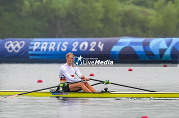 2024-07-27 - Oliver Zeidler of Germany, Rowing, Men's Single Sculls Heats, during the Olympic Games Paris 2024 on 27 July 2024 at Vaires-Sur-Marne Nautical Stadium in Vaires-sur-Marne, France - OLYMPIC GAMES PARIS 2024 - 27/07 - OLYMPIC GAMES PARIS 2024 - OLYMPIC GAMES