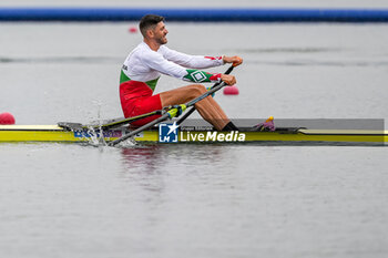 2024-07-27 - Kristian Vasilev of Bulgaria, Rowing, Men's Single Sculls Heats, during the Olympic Games Paris 2024 on 27 July 2024 at Vaires-Sur-Marne Nautical Stadium in Vaires-sur-Marne, France - OLYMPIC GAMES PARIS 2024 - 27/07 - OLYMPIC GAMES PARIS 2024 - OLYMPIC GAMES