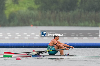 2024-07-27 - Bendeguz Pal Petervari Molnar of Hungary, Rowing, Men's Single Sculls Heats, during the Olympic Games Paris 2024 on 27 July 2024 at Vaires-Sur-Marne Nautical Stadium in Vaires-sur-Marne, France - OLYMPIC GAMES PARIS 2024 - 27/07 - OLYMPIC GAMES PARIS 2024 - OLYMPIC GAMES