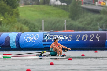 2024-07-27 - Bendeguz Pal Petervari Molnar of Hungary, Rowing, Men's Single Sculls Heats, during the Olympic Games Paris 2024 on 27 July 2024 at Vaires-Sur-Marne Nautical Stadium in Vaires-sur-Marne, France - OLYMPIC GAMES PARIS 2024 - 27/07 - OLYMPIC GAMES PARIS 2024 - OLYMPIC GAMES