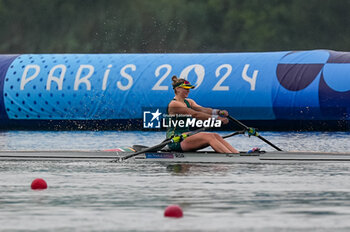 2024-07-27 - Paige Badenhorst of South Africa, Rowing, Women's Single Sculls Heats during the Olympic Games Paris 2024 on 27 July 2024 at Vaires-Sur-Marne Nautical Stadium in Vaires-sur-Marne, France - OLYMPIC GAMES PARIS 2024 - 27/07 - OLYMPIC GAMES PARIS 2024 - OLYMPIC GAMES