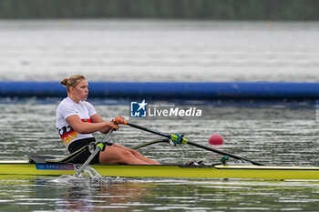 2024-07-27 - Alexandra Foester of Germany, Rowing, Women's Single Sculls Heats during the Olympic Games Paris 2024 on 27 July 2024 at Vaires-Sur-Marne Nautical Stadium in Vaires-sur-Marne, France - OLYMPIC GAMES PARIS 2024 - 27/07 - OLYMPIC GAMES PARIS 2024 - OLYMPIC GAMES