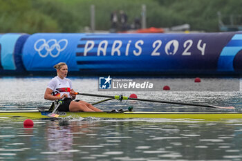 2024-07-27 - Alexandra Foester of Germany, Rowing, Women's Single Sculls Heats during the Olympic Games Paris 2024 on 27 July 2024 at Vaires-Sur-Marne Nautical Stadium in Vaires-sur-Marne, France - OLYMPIC GAMES PARIS 2024 - 27/07 - OLYMPIC GAMES PARIS 2024 - OLYMPIC GAMES