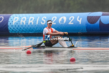 2024-07-27 - Simon van Dorp of the Netherlands, Rowing, Men's Single Sculls Heats, during the Olympic Games Paris 2024 on 27 July 2024 at Vaires-Sur-Marne Nautical Stadium in Vaires-sur-Marne, France - OLYMPIC GAMES PARIS 2024 - 27/07 - OLYMPIC GAMES PARIS 2024 - OLYMPIC GAMES