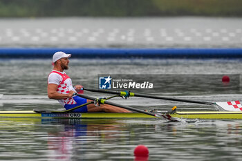 2024-07-27 - Damir Martin of Croatia, Rowing, Men's Single Sculls Heats, during the Olympic Games Paris 2024 on 27 July 2024 at Vaires-Sur-Marne Nautical Stadium in Vaires-sur-Marne, France - OLYMPIC GAMES PARIS 2024 - 27/07 - OLYMPIC GAMES PARIS 2024 - OLYMPIC GAMES