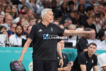 2024-07-27 - Coach Gordon Herbert of Germany, Basketball, Men's Group Phase - Group B between Germany and Japan during the Olympic Games Paris 2024 on 27 July 2024 in Villeneuve-d'Ascq near Lille, France - OLYMPIC GAMES PARIS 2024 - 27/07 - OLYMPIC GAMES PARIS 2024 - OLYMPIC GAMES