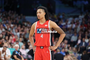 2024-07-27 - Akira Jacobs of Japan, Basketball, Men's Group Phase - Group B between Germany and Japan during the Olympic Games Paris 2024 on 27 July 2024 in Villeneuve-d'Ascq near Lille, France - OLYMPIC GAMES PARIS 2024 - 27/07 - OLYMPIC GAMES PARIS 2024 - OLYMPIC GAMES