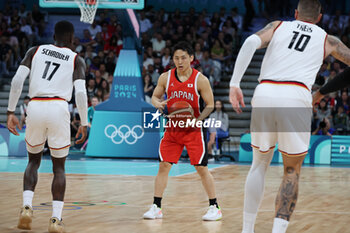 2024-07-27 - Yuki Kawamura of Japan, Basketball, Men's Group Phase - Group B between Germany and Japan during the Olympic Games Paris 2024 on 27 July 2024 in Villeneuve-d'Ascq near Lille, France - OLYMPIC GAMES PARIS 2024 - 27/07 - OLYMPIC GAMES PARIS 2024 - OLYMPIC GAMES