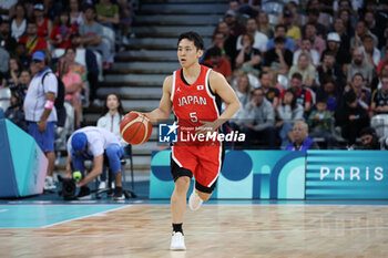 2024-07-27 - Yuki Kawamura of Japan, Basketball, Men's Group Phase - Group B between Germany and Japan during the Olympic Games Paris 2024 on 27 July 2024 in Villeneuve-d'Ascq near Lille, France - OLYMPIC GAMES PARIS 2024 - 27/07 - OLYMPIC GAMES PARIS 2024 - OLYMPIC GAMES