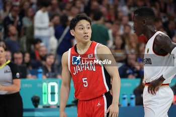 2024-07-27 - Yuki Kawamura of Japan, Basketball, Men's Group Phase - Group B between Germany and Japan during the Olympic Games Paris 2024 on 27 July 2024 in Villeneuve-d'Ascq near Lille, France - OLYMPIC GAMES PARIS 2024 - 27/07 - OLYMPIC GAMES PARIS 2024 - OLYMPIC GAMES