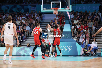 2024-07-27 - Daniel Theis of Germany, Basketball, Men's Group Phase - Group B between Germany and Japan during the Olympic Games Paris 2024 on 27 July 2024 in Villeneuve-d'Ascq near Lille, France - OLYMPIC GAMES PARIS 2024 - 27/07 - OLYMPIC GAMES PARIS 2024 - OLYMPIC GAMES