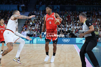 2024-07-27 - Rui Hachimura of Japan, Basketball, Men's Group Phase - Group B between Germany and Japan during the Olympic Games Paris 2024 on 27 July 2024 in Villeneuve-d'Ascq near Lille, France - OLYMPIC GAMES PARIS 2024 - 27/07 - OLYMPIC GAMES PARIS 2024 - OLYMPIC GAMES