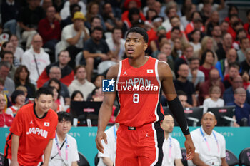 2024-07-27 - Rui Hachimura of Japan, Basketball, Men's Group Phase - Group B between Germany and Japan during the Olympic Games Paris 2024 on 27 July 2024 in Villeneuve-d'Ascq near Lille, France - OLYMPIC GAMES PARIS 2024 - 27/07 - OLYMPIC GAMES PARIS 2024 - OLYMPIC GAMES