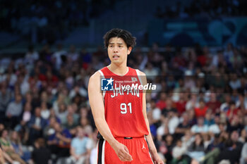 2024-07-27 - Hirotaka Yoshii of Japan, Basketball, Men's Group Phase - Group B between Germany and Japan during the Olympic Games Paris 2024 on 27 July 2024 in Villeneuve-d'Ascq near Lille, France - OLYMPIC GAMES PARIS 2024 - 27/07 - OLYMPIC GAMES PARIS 2024 - OLYMPIC GAMES