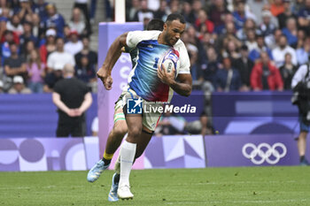 2024-07-27 - Varian Pasquet (France), Rugby Sevens, Men's Semi-final between South Africa and and France during the Olympic Games Paris 2024 on 27 July 2024 at Stade de France in Saint-Denis, France - OLYMPIC GAMES PARIS 2024 - 27/07 - OLYMPIC GAMES PARIS 2024 - OLYMPIC GAMES