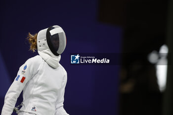 2024-07-27 - MALLO-BRETON Auriane of france, KHARKOVA Vlada of Ukraine Women's Épée Individual Fencing during the Olympic Games Paris 2024 on 27 July 2024 at Le Grand Palais in Paris, France - OLYMPIC GAMES PARIS 2024 - 27/07 - OLYMPIC GAMES PARIS 2024 - OLYMPIC GAMES