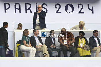 2024-07-27 - Prince Albert of Monaco, Rugby Sevens, Men's Semi-final between South Africa and and France during the Olympic Games Paris 2024 on 27 July 2024 at Stade de France in Saint-Denis, France - OLYMPIC GAMES PARIS 2024 - 27/07 - OLYMPIC GAMES PARIS 2024 - OLYMPIC GAMES