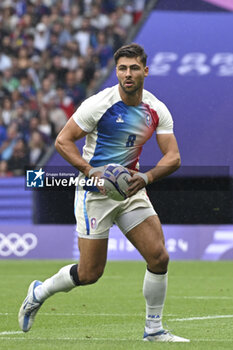 2024-07-27 - Antoine Zeghdar (France), Rugby Sevens, Men's Semi-final between South Africa and and France during the Olympic Games Paris 2024 on 27 July 2024 at Stade de France in Saint-Denis, France - OLYMPIC GAMES PARIS 2024 - 27/07 - OLYMPIC GAMES PARIS 2024 - OLYMPIC GAMES