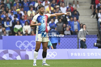 2024-07-27 - Antoine Zeghdar (France), Rugby Sevens, Men's Semi-final between South Africa and and France during the Olympic Games Paris 2024 on 27 July 2024 at Stade de France in Saint-Denis, France - OLYMPIC GAMES PARIS 2024 - 27/07 - OLYMPIC GAMES PARIS 2024 - OLYMPIC GAMES