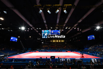 2024-07-27 - A general view inside the Arena Champ de Mars, Judo during the Olympic Games Paris 2024 on 27 July 2024 at Arena Champ de Mars in Paris, France - OLYMPIC GAMES PARIS 2024 - 27/07 - OLYMPIC GAMES PARIS 2024 - OLYMPIC GAMES