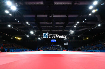 2024-07-27 - A general view inside the Arena Champ de Mars, Judo during the Olympic Games Paris 2024 on 27 July 2024 at Arena Champ de Mars in Paris, France - OLYMPIC GAMES PARIS 2024 - 27/07 - OLYMPIC GAMES PARIS 2024 - OLYMPIC GAMES