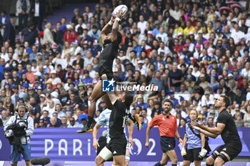 2024-07-27 - Akuila Rokolisoa (New Zealand), Rugby Sevens, Men's Semi-final between New Zealand and Argentina during the Olympic Games Paris 2024 on 27 July 2024 at Stade de France in Saint-Denis, France - OLYMPIC GAMES PARIS 2024 - 27/07 - OLYMPIC GAMES PARIS 2024 - OLYMPIC GAMES