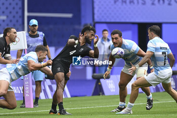 2024-07-27 - Akuila Rokolisoa (New Zealand), Rugby Sevens, Men's Semi-final between New Zealand and Argentina during the Olympic Games Paris 2024 on 27 July 2024 at Stade de France in Saint-Denis, France - OLYMPIC GAMES PARIS 2024 - 27/07 - OLYMPIC GAMES PARIS 2024 - OLYMPIC GAMES