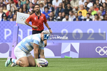 2024-07-27 - Luciano Gonzalez (Argentina), Rugby Sevens, Men's Semi-final between New Zealand and Argentina during the Olympic Games Paris 2024 on 27 July 2024 at Stade de France in Saint-Denis, France - OLYMPIC GAMES PARIS 2024 - 27/07 - OLYMPIC GAMES PARIS 2024 - OLYMPIC GAMES