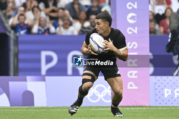 2024-07-27 - Tepaea Cook-Savage (New Zealand), Rugby Sevens, Men's Semi-final between New Zealand and Argentina during the Olympic Games Paris 2024 on 27 July 2024 at Stade de France in Saint-Denis, France - OLYMPIC GAMES PARIS 2024 - 27/07 - OLYMPIC GAMES PARIS 2024 - OLYMPIC GAMES