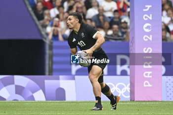 2024-07-27 - Tepaea Cook-Savage (New Zealand), Rugby Sevens, Men's Semi-final between New Zealand and Argentina during the Olympic Games Paris 2024 on 27 July 2024 at Stade de France in Saint-Denis, France - OLYMPIC GAMES PARIS 2024 - 27/07 - OLYMPIC GAMES PARIS 2024 - OLYMPIC GAMES