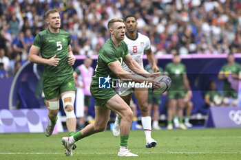 2024-07-27 - Terry Kennedy of Ireland, Rugby Sevens, Men's Placing 5-8 between Ireland and United States during the Olympic Games Paris 2024 on 27 July 2024 at Stade de France in Saint-Denis, France - OLYMPIC GAMES PARIS 2024 - 27/07 - OLYMPIC GAMES PARIS 2024 - OLYMPIC GAMES