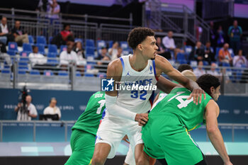 2024-07-27 - Victor Wembanyama of France, Basketball, Men's Group Phase - Group B between France and Brazil during the Olympic Games Paris 2024 on 27 July 2024 in Villeneuve-d'Ascq near Lille, France - OLYMPIC GAMES PARIS 2024 - 27/07 - OLYMPIC GAMES PARIS 2024 - OLYMPIC GAMES