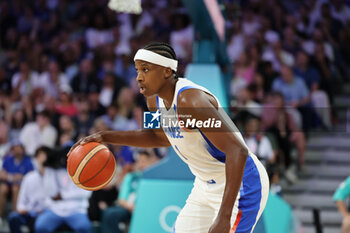 2024-07-27 - Frank Ntilikina of France, Basketball, Men's Group Phase - Group B between France and Brazil during the Olympic Games Paris 2024 on 27 July 2024 in Villeneuve-d'Ascq near Lille, France - OLYMPIC GAMES PARIS 2024 - 27/07 - OLYMPIC GAMES PARIS 2024 - OLYMPIC GAMES