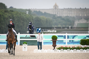 2024-07-27 - CANTER Rosalind of Great Britain during the eventing, team and individual dressage, Olympic Games Paris 2024 on 27 July 2024 at Chateau de Versailles in Versailles, France - OLYMPIC GAMES PARIS 2024 - 27/07 - OLYMPIC GAMES PARIS 2024 - OLYMPIC GAMES