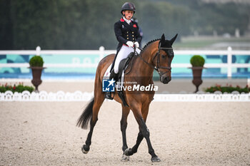 2024-07-27 - CANTER Rosalind of Great Britain during the eventing, team and individual dressage, Olympic Games Paris 2024 on 27 July 2024 at Chateau de Versailles in Versailles, France - OLYMPIC GAMES PARIS 2024 - 27/07 - OLYMPIC GAMES PARIS 2024 - OLYMPIC GAMES