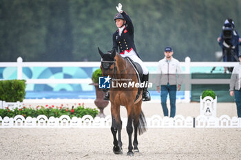 2024-07-27 - CANTER Rosalind of Great Britain during the eventing, team and individual dressage, Olympic Games Paris 2024 on 27 July 2024 at Chateau de Versailles in Versailles, France - OLYMPIC GAMES PARIS 2024 - 27/07 - OLYMPIC GAMES PARIS 2024 - OLYMPIC GAMES