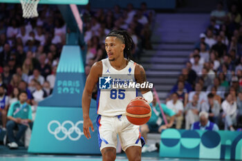 2024-07-27 - Matthew Strazel of France, Basketball, Men's Group Phase - Group B between France and Brazil during the Olympic Games Paris 2024 on 27 July 2024 in Villeneuve-d'Ascq near Lille, France - OLYMPIC GAMES PARIS 2024 - 27/07 - OLYMPIC GAMES PARIS 2024 - OLYMPIC GAMES