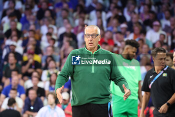 2024-07-27 - Coach Aleksandar Petrovic of Brazil, Basketball, Men's Group Phase - Group B between France and Brazil during the Olympic Games Paris 2024 on 27 July 2024 in Villeneuve-d'Ascq near Lille, France - OLYMPIC GAMES PARIS 2024 - 27/07 - OLYMPIC GAMES PARIS 2024 - OLYMPIC GAMES